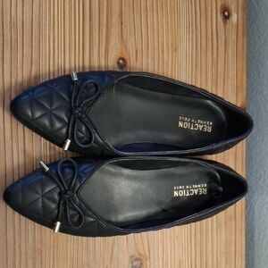 Reaction Kenneth Cole Quilted Black Flats
